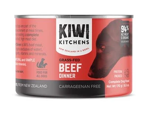 Kiwi Kitchens Wet Dog Dinner Beef -170g