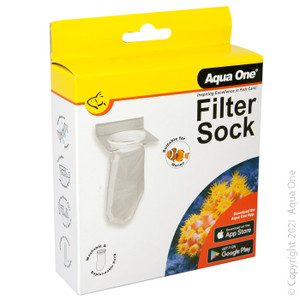 Aqua One Filter Sock Round 12x11.5x26.5cm Suit Up To 6mm Glass For Sump Systems