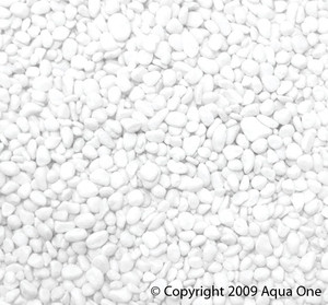 Aqua One Gravel - White 2kg (7mm) Aqua One Gravel - White 2kg (7mm)