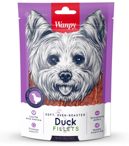 Wanpy Dog Duck Fillets 100g Wanpy Dog Duck Fillets 100g
