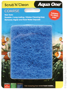 Aqua One Scrub N Clean Algae Pad Coarse Small Aqua One Scrub N Clean Algae Pad Coarse Small