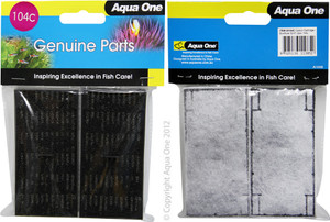 Aqua One Carbon Cartridge - Ecostyle 32/37 (2pk)