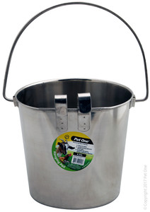 Pail - Hanging Flat Sided S/ Steel 4.35l