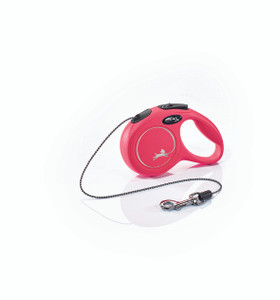 Flexi New Classic Cord 3m Red Retractable Leash - XS