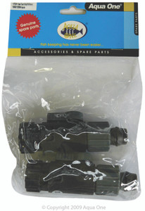 Aqua One Hose Tap In/Out - Va650/750; Cf1000/1200 (2pk) Aqua One Hose Tap In/Out - Va650/750; Cf1000/1200 (2pk)