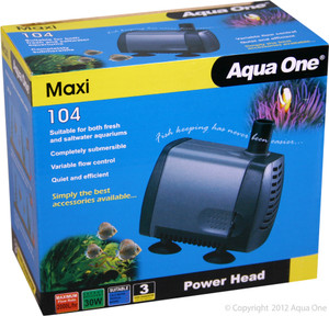 Aqua One 104 Maxi Ph 2000 L/Hr 2m Aqua One 104 Maxi Ph 2000 L/Hr 2m