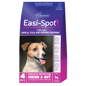 Petscience Easi Spot Small Dog 60mg X 2 Petscience Easi Spot Small Dog 60mg X 2