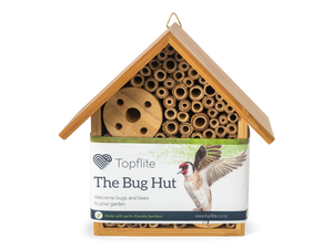 Unpackaged front of the Topflite Bug Hut Feeder