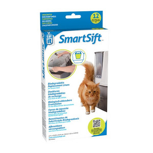 Catit Design Bio Repl Liner F/Cat Pan Base12pk Catit Design Bio Repl Liner F/Cat Pan Base12pk