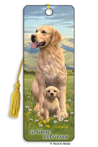 Golden Retriever Book Mark