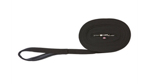 Trixie Tracking Leash 10m X 20mm Flat Strap - Black
