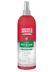 Nature's Miracle Advanced Platinum Dog Pet Block Spray 473ml Nature's Miracle Advanced Platinum Dog Pet Block Spray 473ml