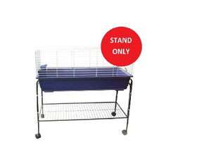 Small Animal Cage Stand Black 120cm