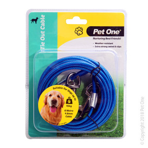 Pet One Tie Out Cable - 6m - 4.8mm Pet One Tie Out Cable - 6m - 4.8mm