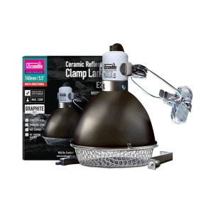 Arcadia Ceramic Reflector Clamp Lamp 140mm GRAPHITE Arcadia Ceramic Reflector Clamp Lamp 140mm GRAPHITE