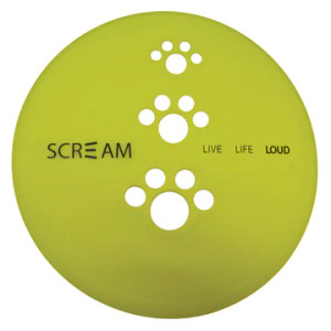 Scream Silicone Pet Flyer Green - Small 18cm Scream Silicone Pet Flyer Green - Small 18cm
