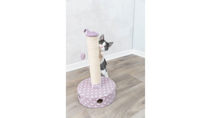 Trixie Lilac Kitten Scratching Post with Fleece, 47 Cm Trixie Lilac Kitten Scratching Post with Fleece, 47 Cm