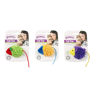 Pawise Plush Mouse Asst Colours