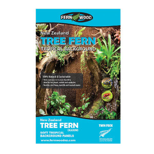 Front of Fernwood Treefern Reptile Panels Small - 30.5x15x1.5cm