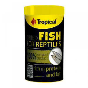 Front of Tropical Dried Fish - Natural Whole Fish 250ml (35g) Tub