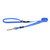 Rogz Classic Lead - Blue, made from strong durable webbing with reflective stitching and zinc snap hook which is rust resistant, this lead will last.