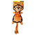 Pet One Dog Toy Tiger with Squeaker, Interactive toys can offer a fun distraction and help ease boredom or restlessness.