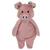 Front of Smooshables Floppy Pig in Pink - 48cm