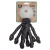 Front of Pet One Dog Toy Octopus with Glow in the Dark Ball grey