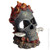 Aqua One Ornament - Skull With Fire And Knife 11x11x12.5cmh