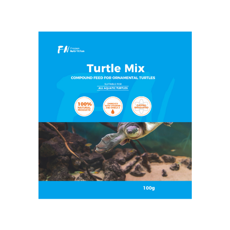 Frozen Nutrition Turtle Mix, Made from 100% Natural products and enriched with vitamins and Omega 3.