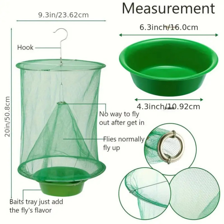 Reuseable Live Fly Trap