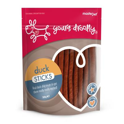 Front of Yours Droolly Duck sticks Pouch
