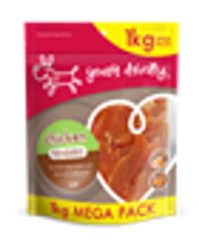 Yours Droolly Chicken Tenders 1kg Bag