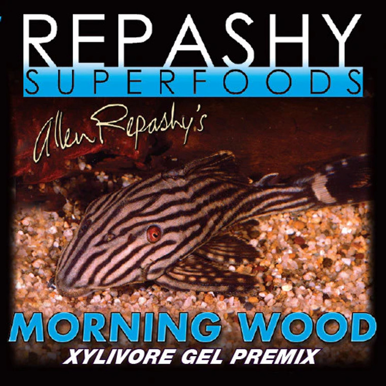 Repashy Morning Wood Gel, Our Super Firm, Long Lasting Formula for Fish that like to Suck Hard Wood.