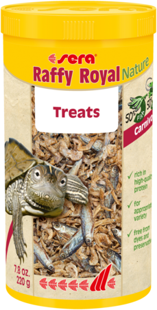 Front of Sera Raffy Royal Nature Treats - Natural Turtle Snack