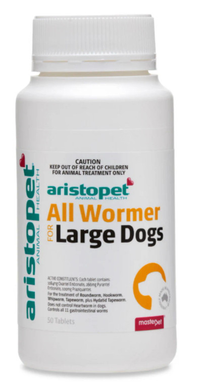 Aristopet Large Dog All Wormer Bottle