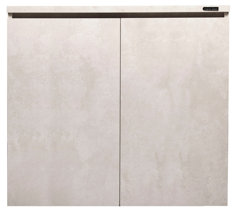 Front of the Aqua One Lifestyle Classic 125 Cabinet in Concrete Colour