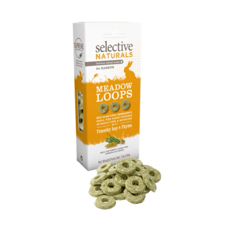 Front of Selective Naturals Meadow Loops 80g Box