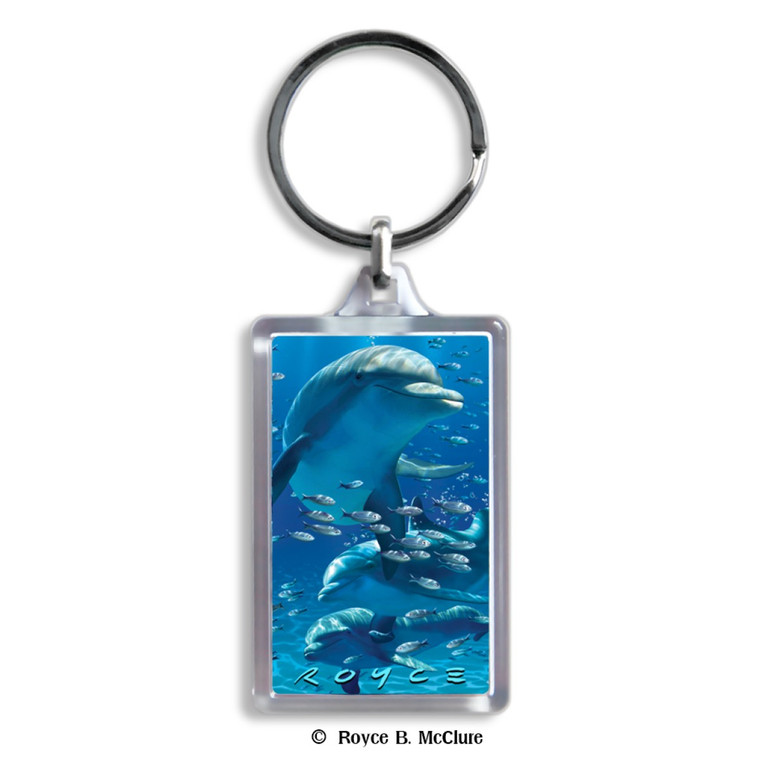 Artgame 3D Keyring - Dolphins