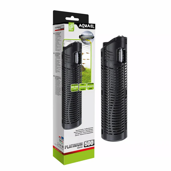 Front of Boxed Aquael Platinum heater 500