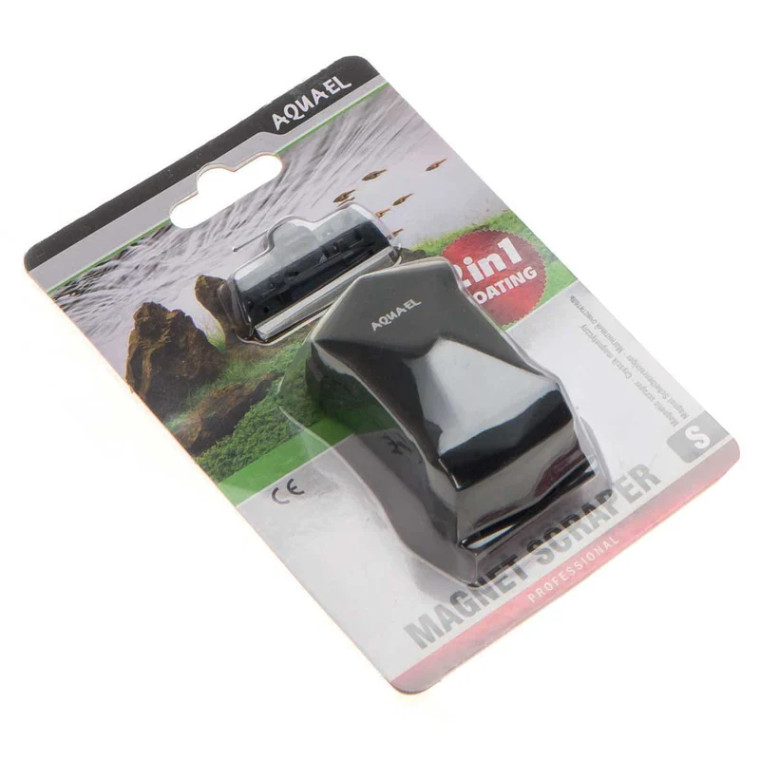 Front of Aquael Magnetic Glass Cleaner and Scraper 2 in 1