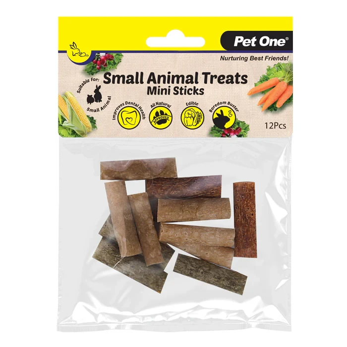 Pet One Small Animal Treat | Mini Sticks -12pcs