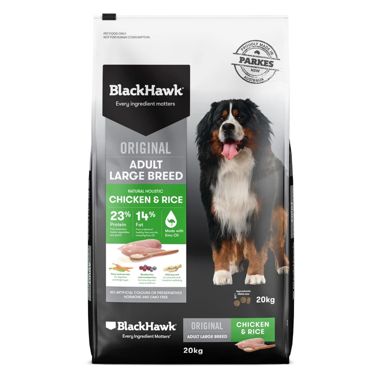 Black Hawk Adult Dog Large Breed Chicken & Rice
