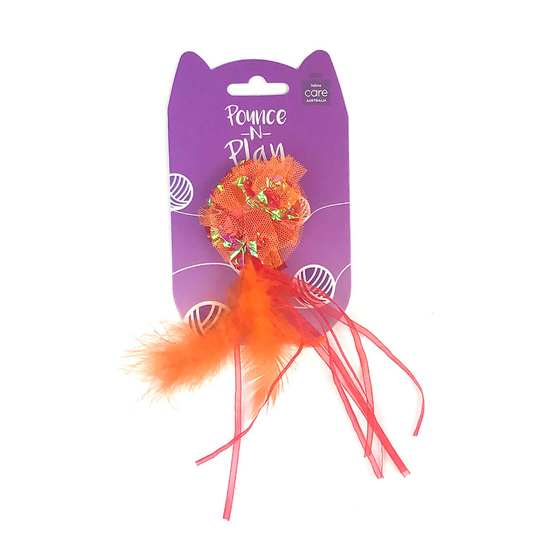 C/Toy Crinkle Ball With Tail