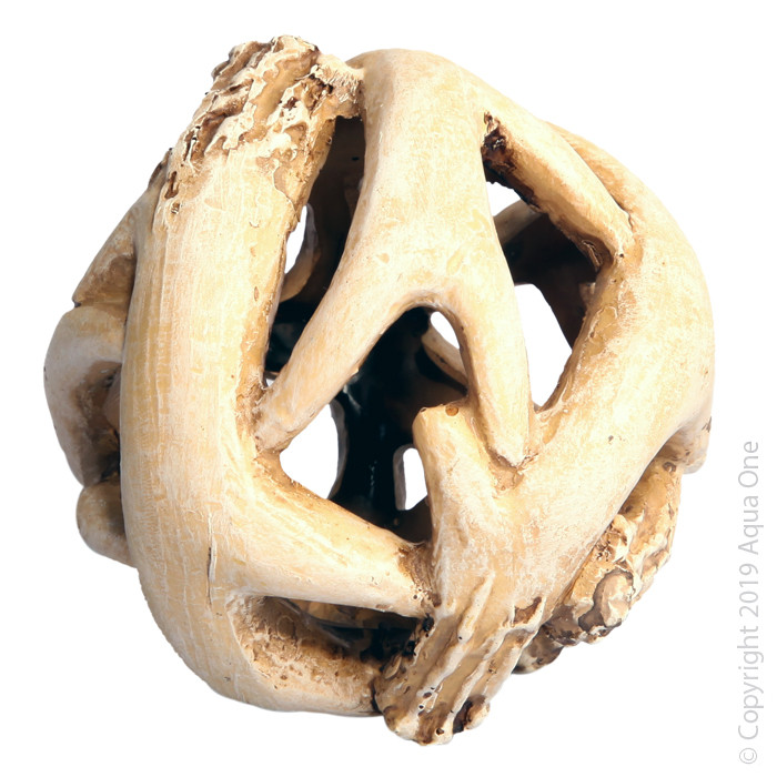 Aqua One Ornament - Twisted Dinosaur Bones 10x9.5x9.5cmh