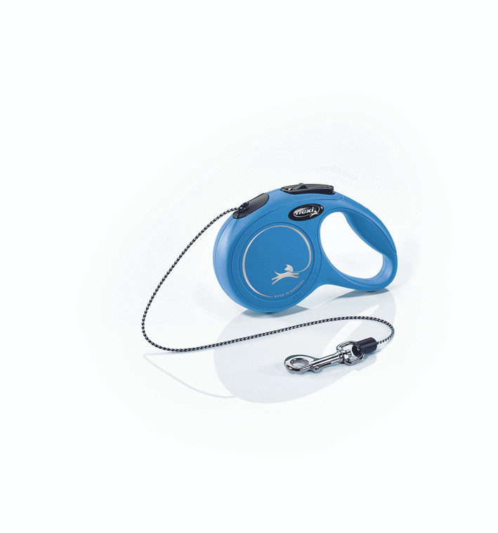 Flexi New Classic Cord 3m Blue Retractable Leash - XS