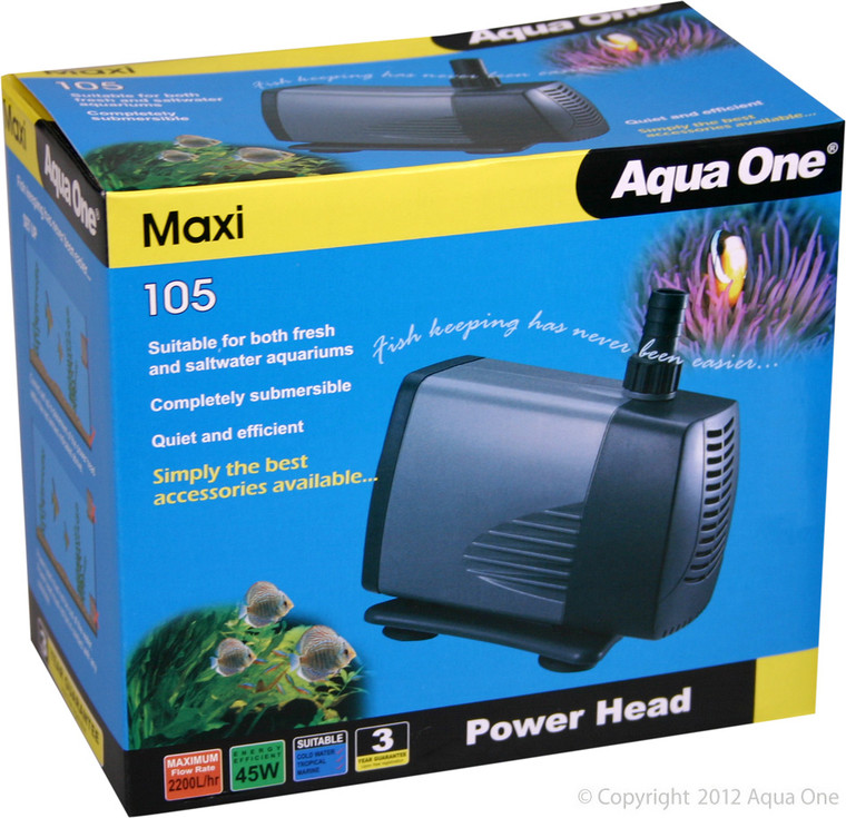 Aqua One 105 Maxi Ph 2200l/Hr 2.5m