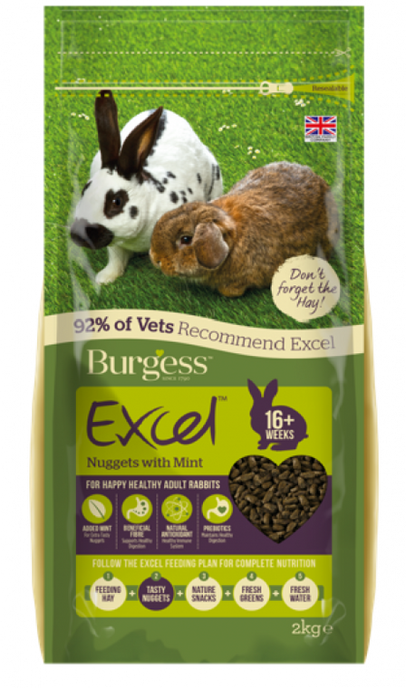 Burgess Excel Adult Rabbit W Mint 10kg