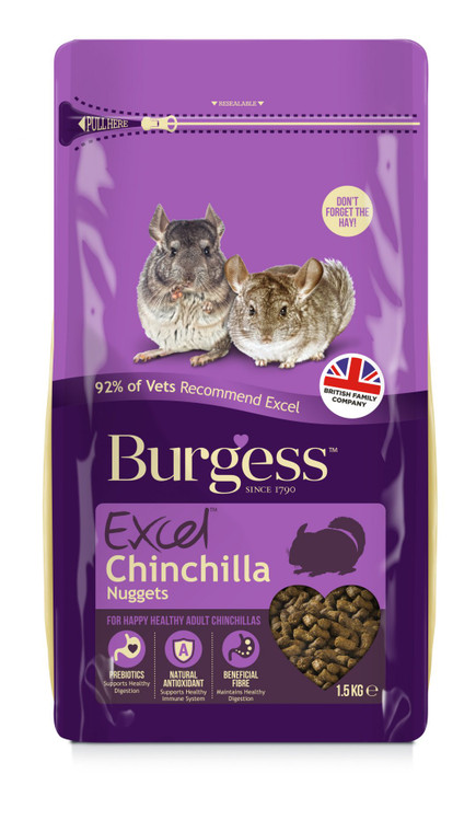 Burgess Excel Chinchilla 1.5kg