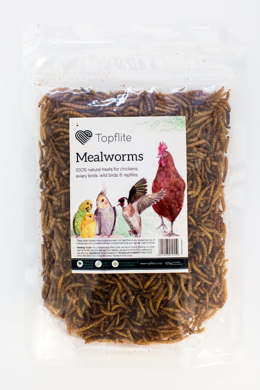 Topflite Mealworms 125gm